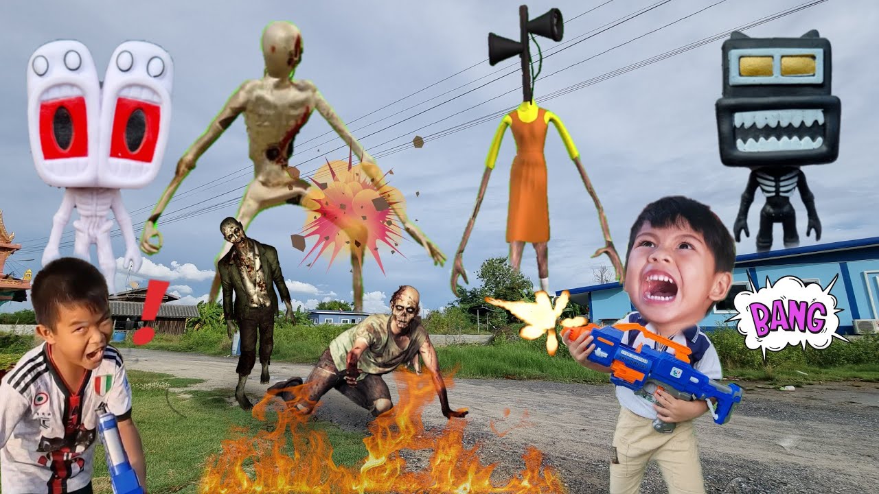 Hunt Siren head scp‼️ รวมคลิป ล่าไซเรนเฮด เปรตหัวลำโพง ep.5 ล่าไซเรนเฮดหัวโต ซอมบี้ zombie | เจ้าเปา