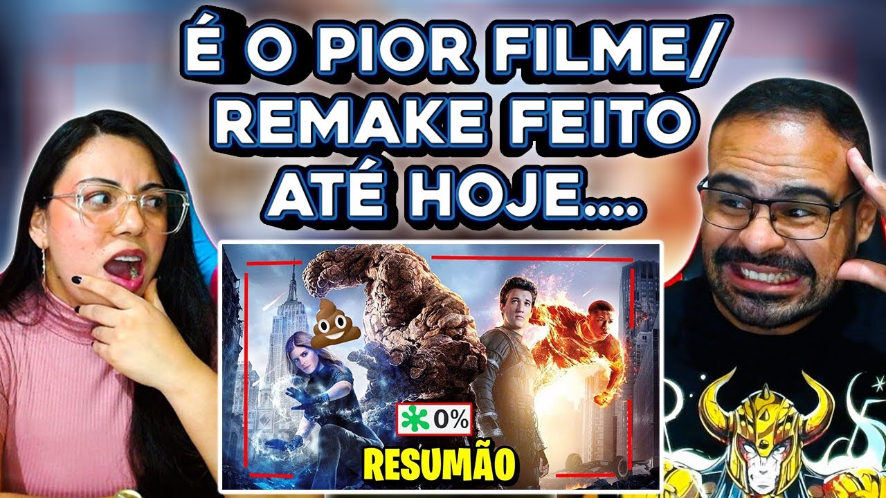 REACT CLARK | Quarteto Fantástico (2015) é uma ATROCIDADE KKKKKKK: A História em 1 Vídeo!