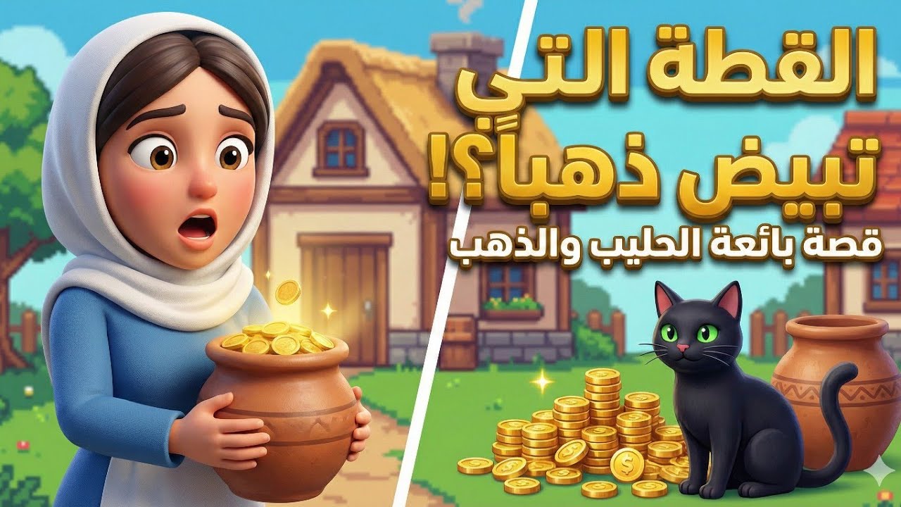 قصة بائعة الحليب والقطة والذهب: حكاية مذهلة عن الرزق