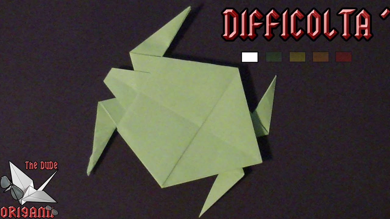[ORIGAMI ITA] Tartaruga || Origami Per Bambini (E Non Solo!)