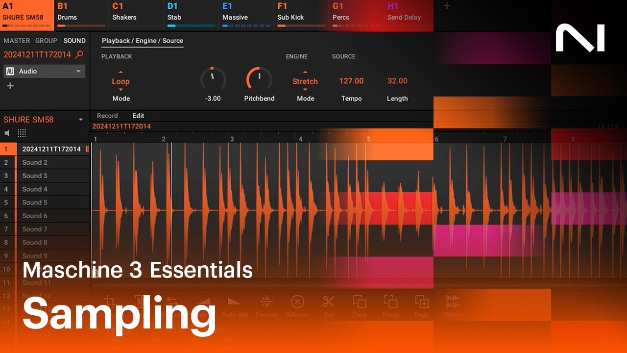 Как записывать сэмплы с помощью Maschine 3 | Native Instruments