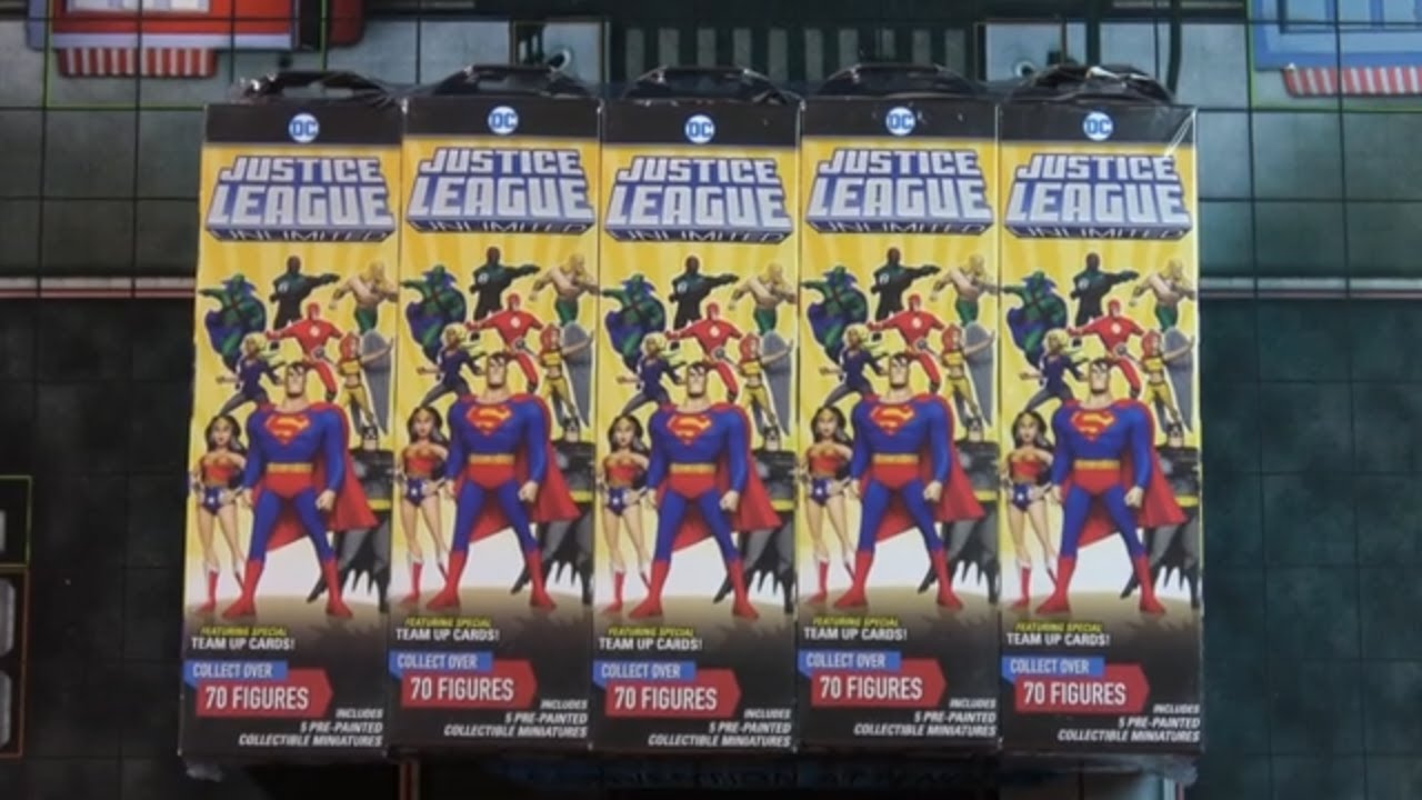 Heroclix Justice League Unlimited Booster Brick Unboxing