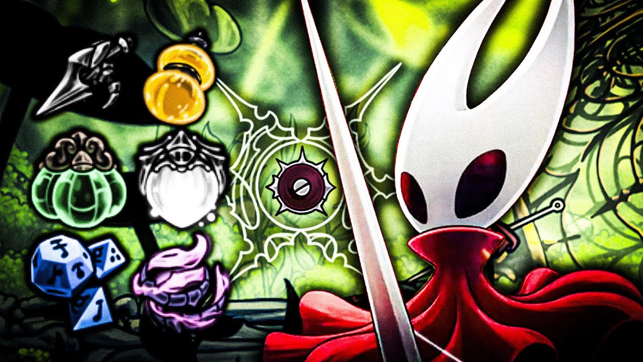 Top 5 Melhores BUILDS de Amuletos de Silksong! [Bras&atilde;o do Ceifador]