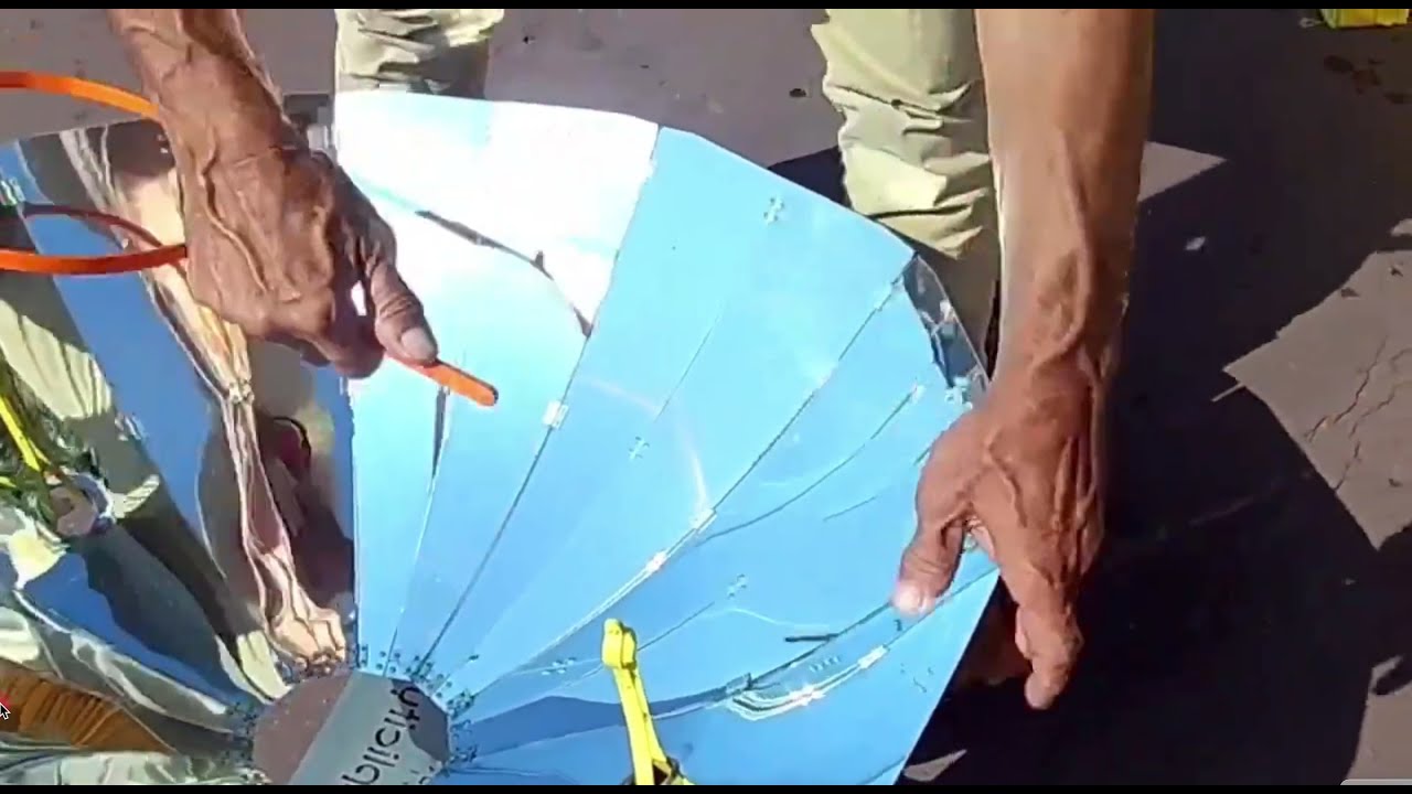 le poPOP - SUNplicity ( the solar cooker) au Davos de l'environnement à Nice