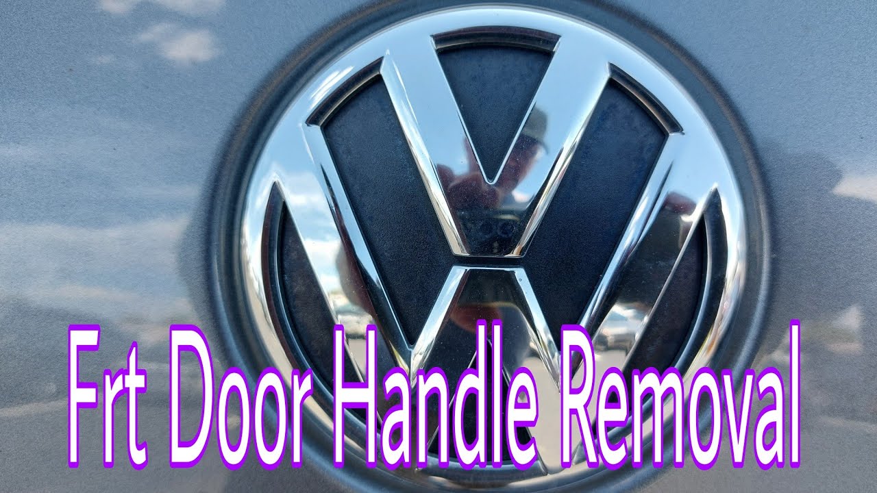 Снятие ручки передней двери VW Passat 2014