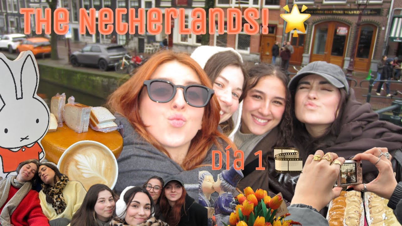 🌟VLOG🌟 Viaje a Países Bajos con mis amigas!! 🇳🇱💋🫂Día 1: Nimega y Utrecht