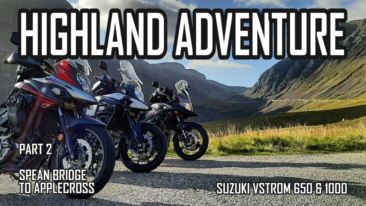 MJX Motoblog - Highland Adventure - PART 2 - Suzuki Vstrom 650