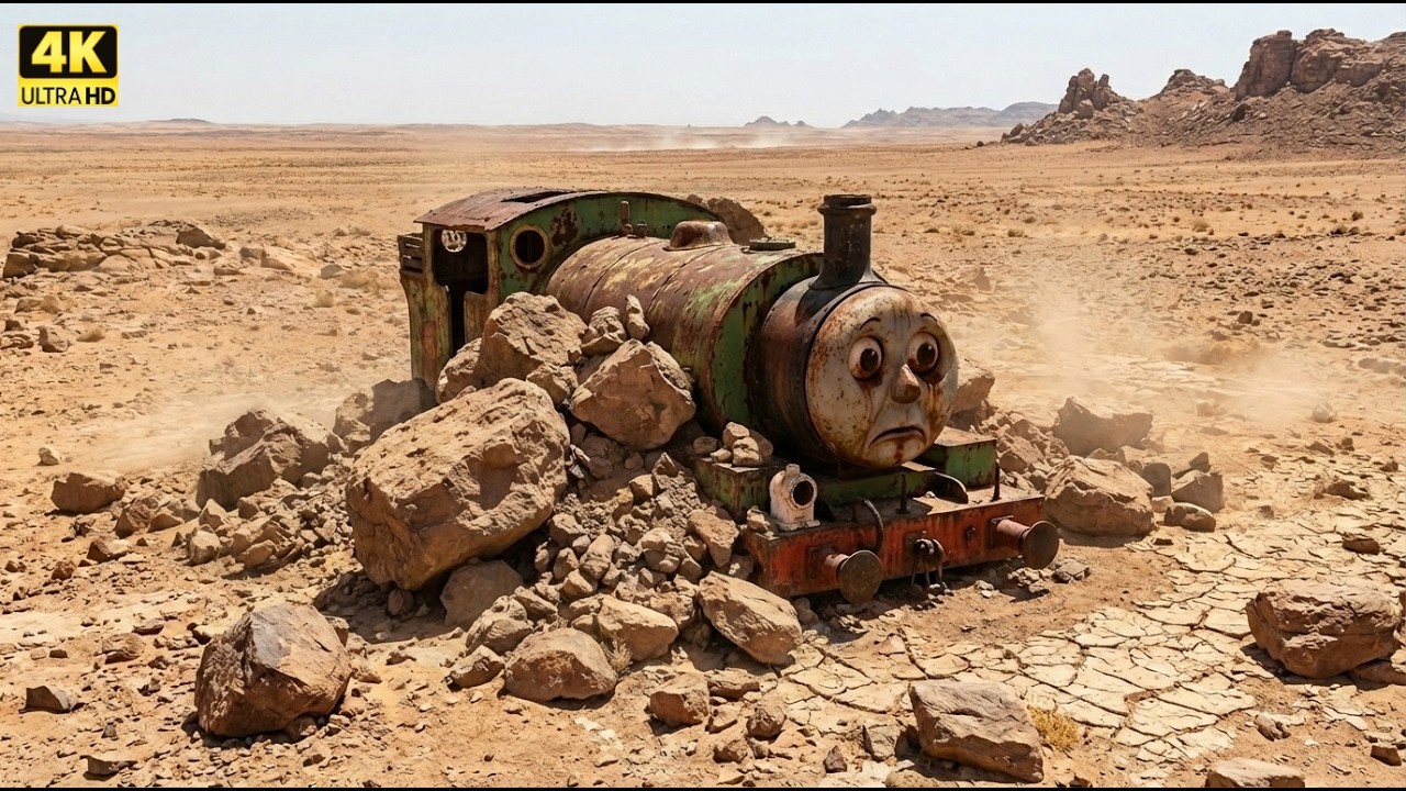 I Found Choo Choo Charles Alone, Abandoned and Stuck in the Mountains | Restoration ASMR