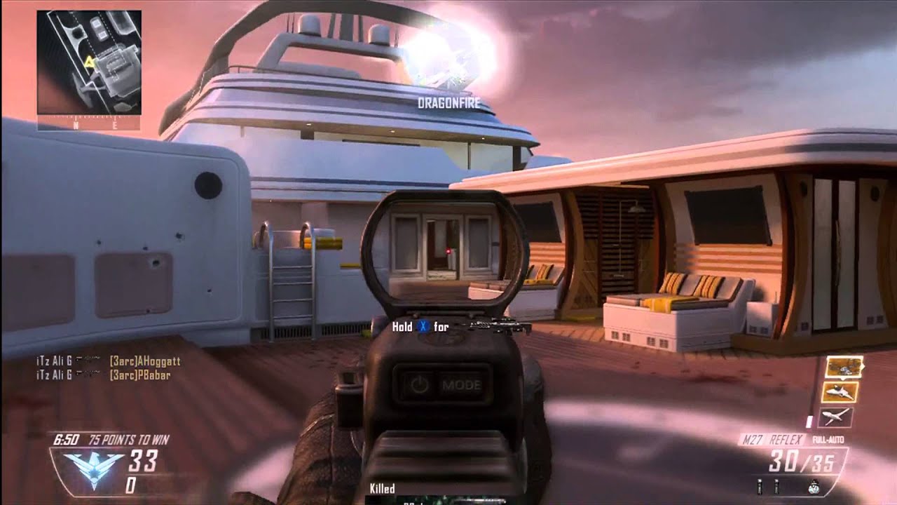 COD Black Ops 2 - Hijacked Gameplay (Guns, Perks, Killstreaks, Attachments)