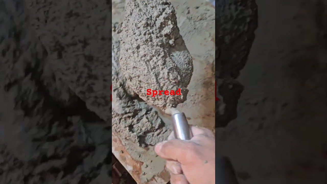 Mortar Mix is a great consistency for an easy spread. #construction #work #diy #brick #renovation