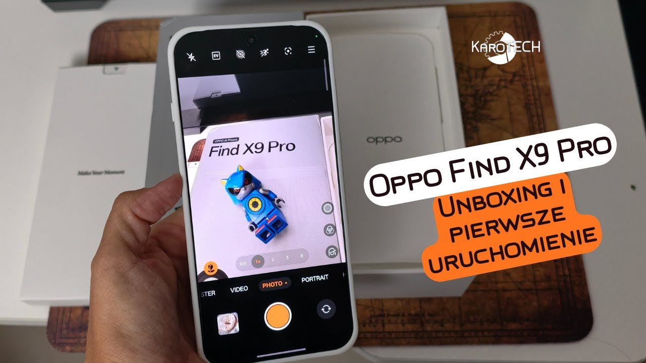Oppo find x9 pro (wersja globalna na Azję) - Unboxing i pierwsze uruchomienie (w tym apka aparatu)
