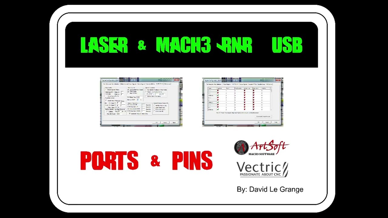 Mach3 USB - Ports and Pins