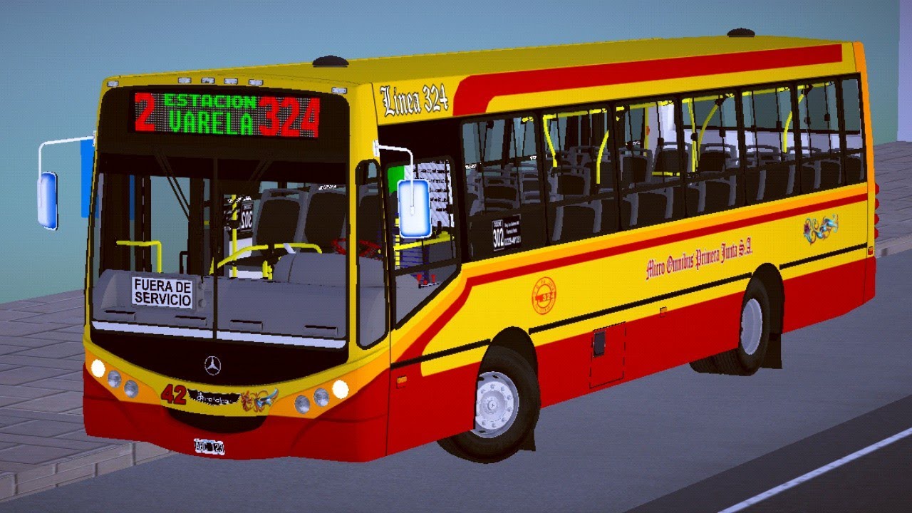 Línea 324 ex interno 42 Metalpar tronador II OF-1418 