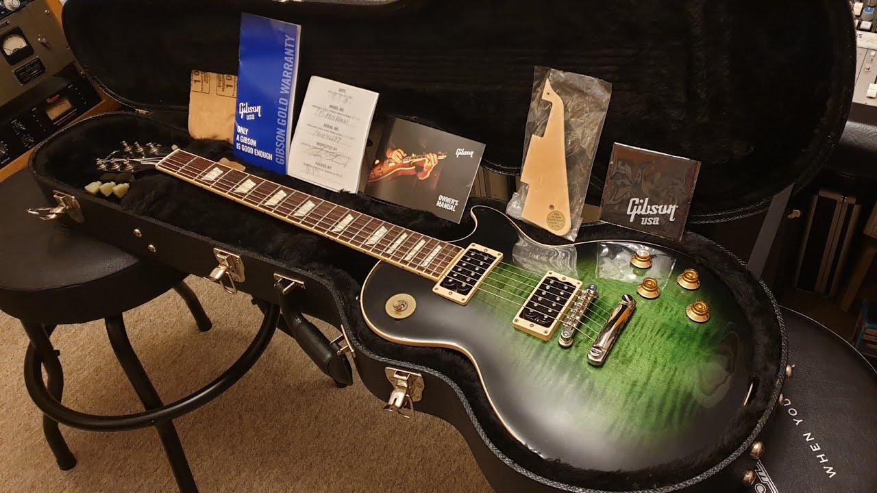 Gibson Slash Anaconda Burst Flame Top Limited Edition  2018 Les Paul Standard Guitar Up Close Video
