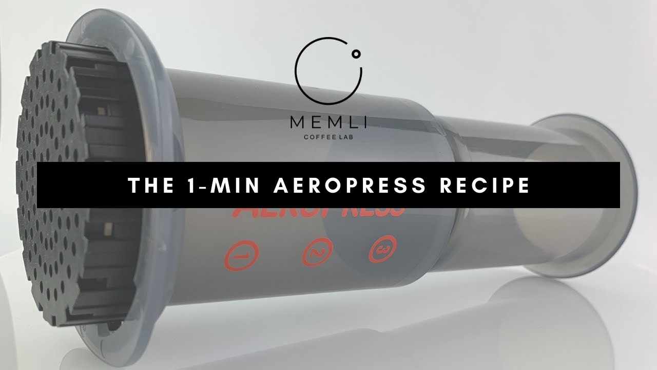 The Fastest Aeropress Recipe - The 1-minute Aeropress