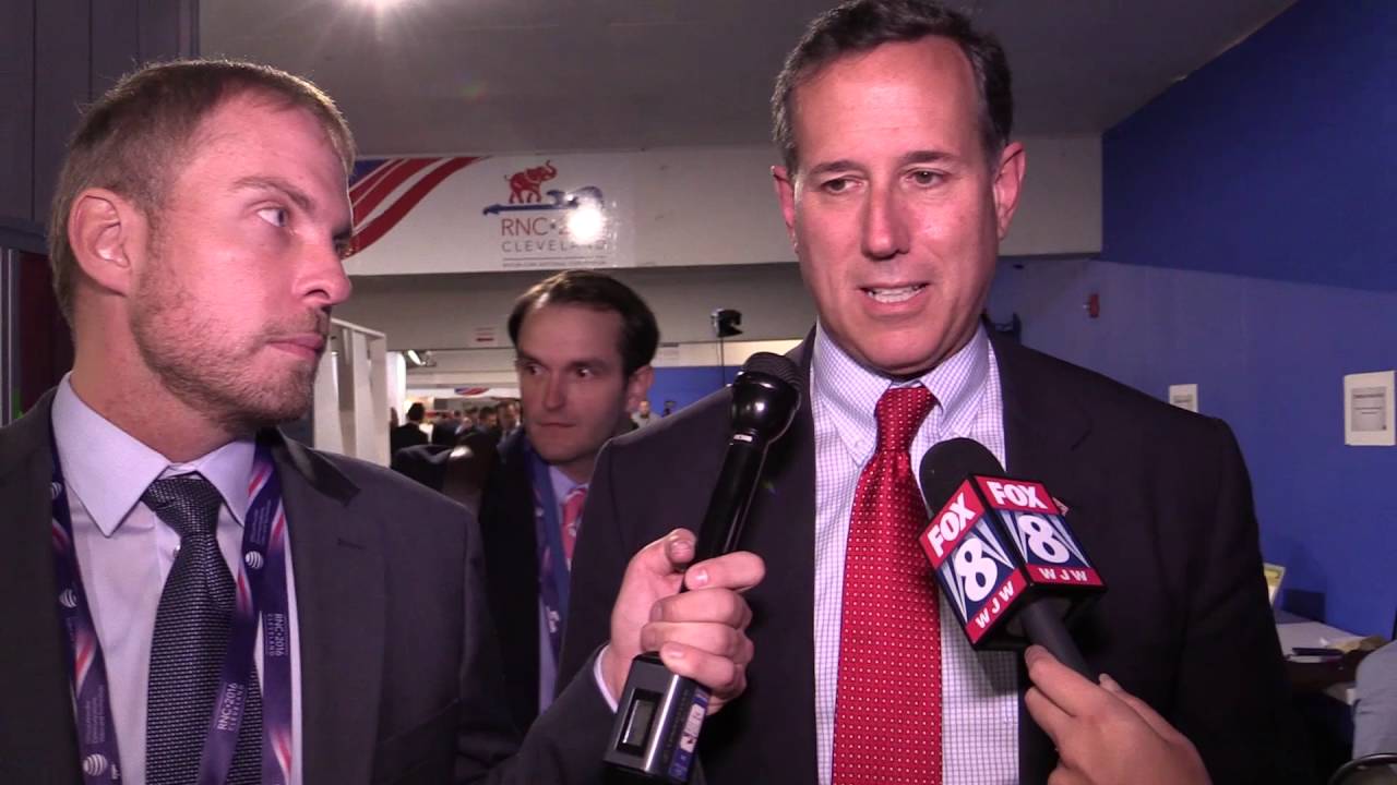 Rick Santorum at the 2016 RNC