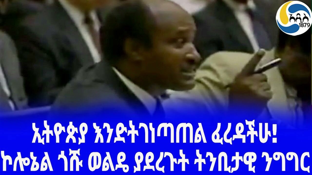Ethiopia [ታሪክ]ኮሎኔል ጎሹ ወልዴ ያደረጉት ትንቢታዊ ንግግር Herman Cohen | አዲስ አበባ | Goshu Wolde