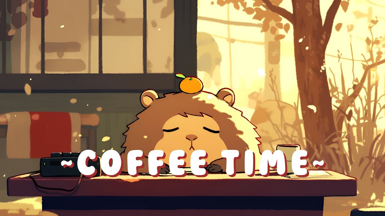 [60 Minutes] Capybara Music Lab - Peaceful Music for Your Soul ~ Tranquil Mood ~ 🦫 🌿 ☕ | Backgrou...