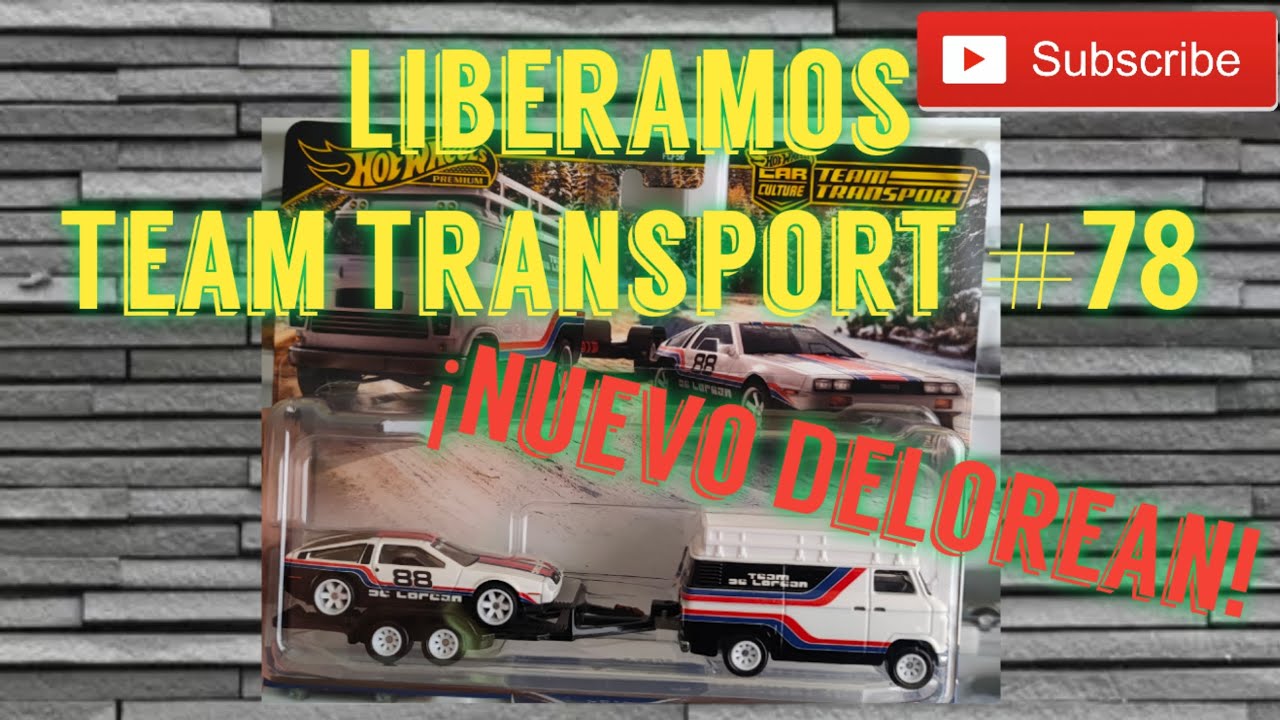 Liberamos Team Transport #78 (2025) DMC Delorean + HW Rally Hauler