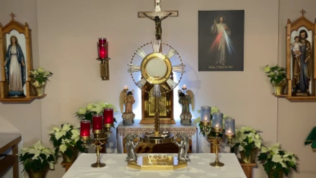 LIVE Eucharistic Adoration - Sisters of Divine Mercy