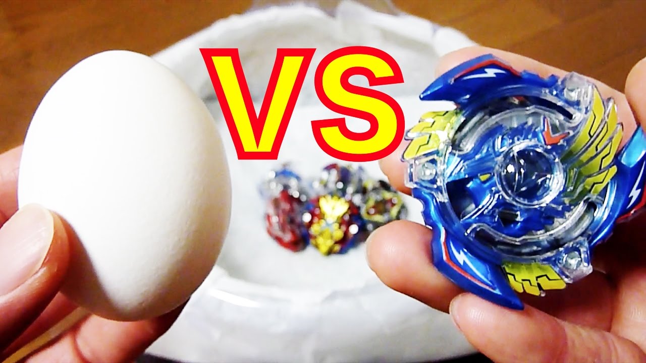 ベイブレードで生たまごもバーストできんの？【BEYBLADE VS EGG】