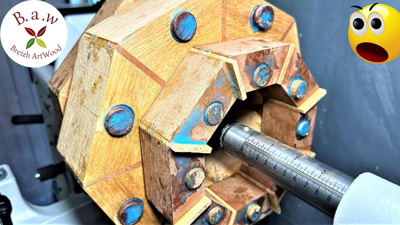 Woodturning: Interesting creation of a work of art😳