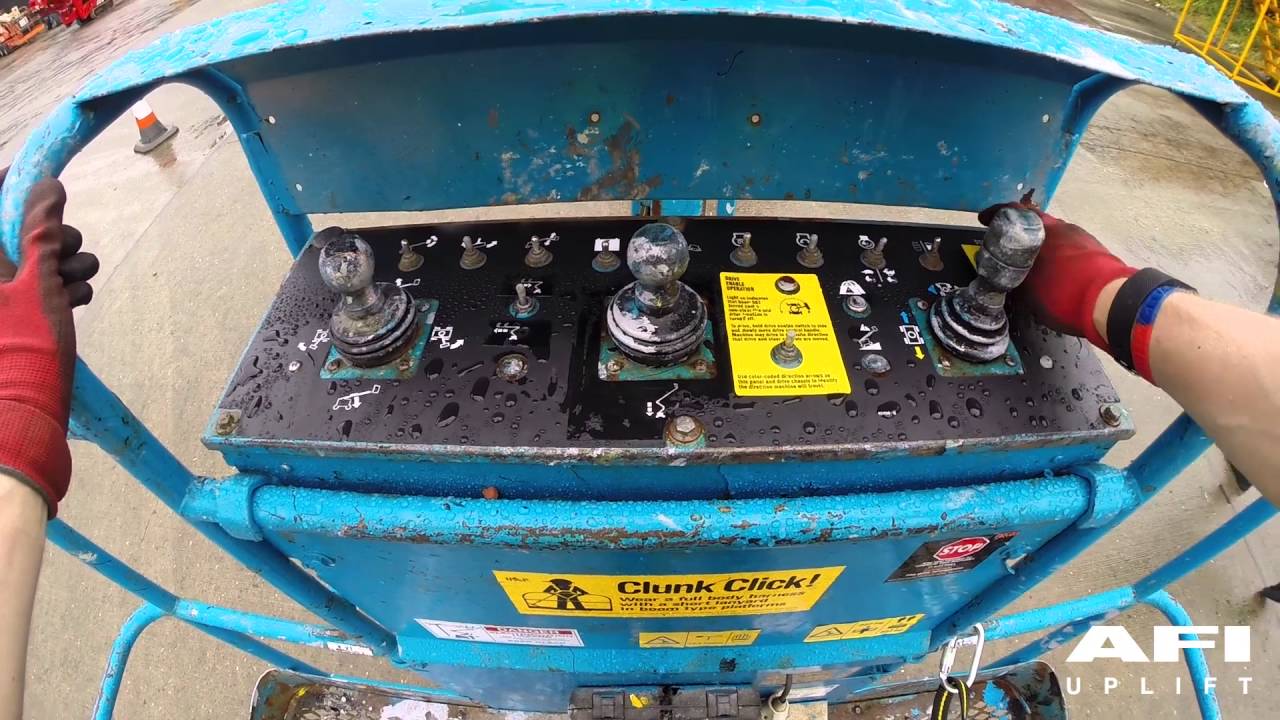 AFI MEWP Emergency Lowering videos Genie GZ6034, GZ8060