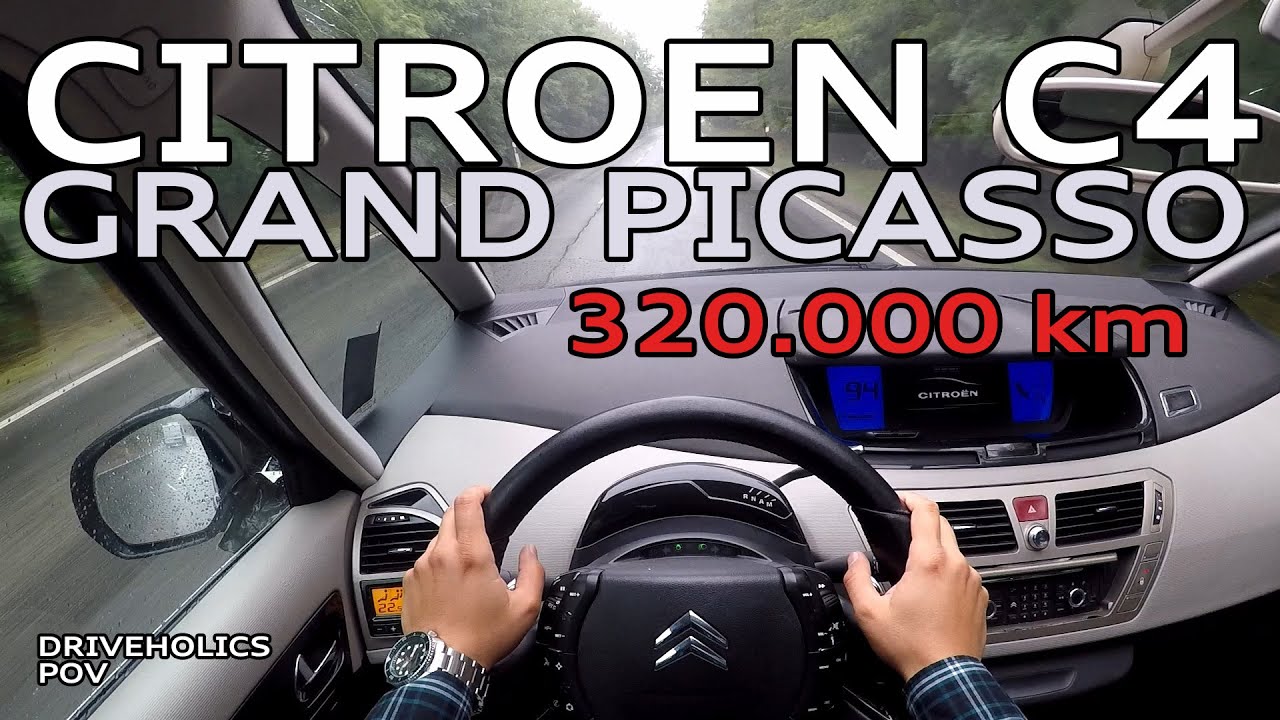 2009 Citroen C4 Grand Picasso 1.6 HDi with 320.000 km (MCP6 automatic) - POV test drive