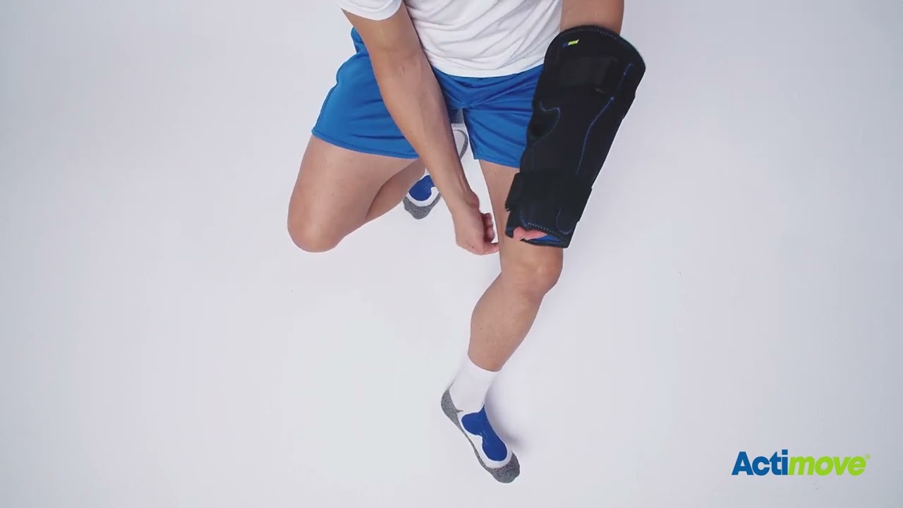 Actimove Sports Edition -Knee Brace Wrap Around Simple Hinge  - Application and How To Measure Video