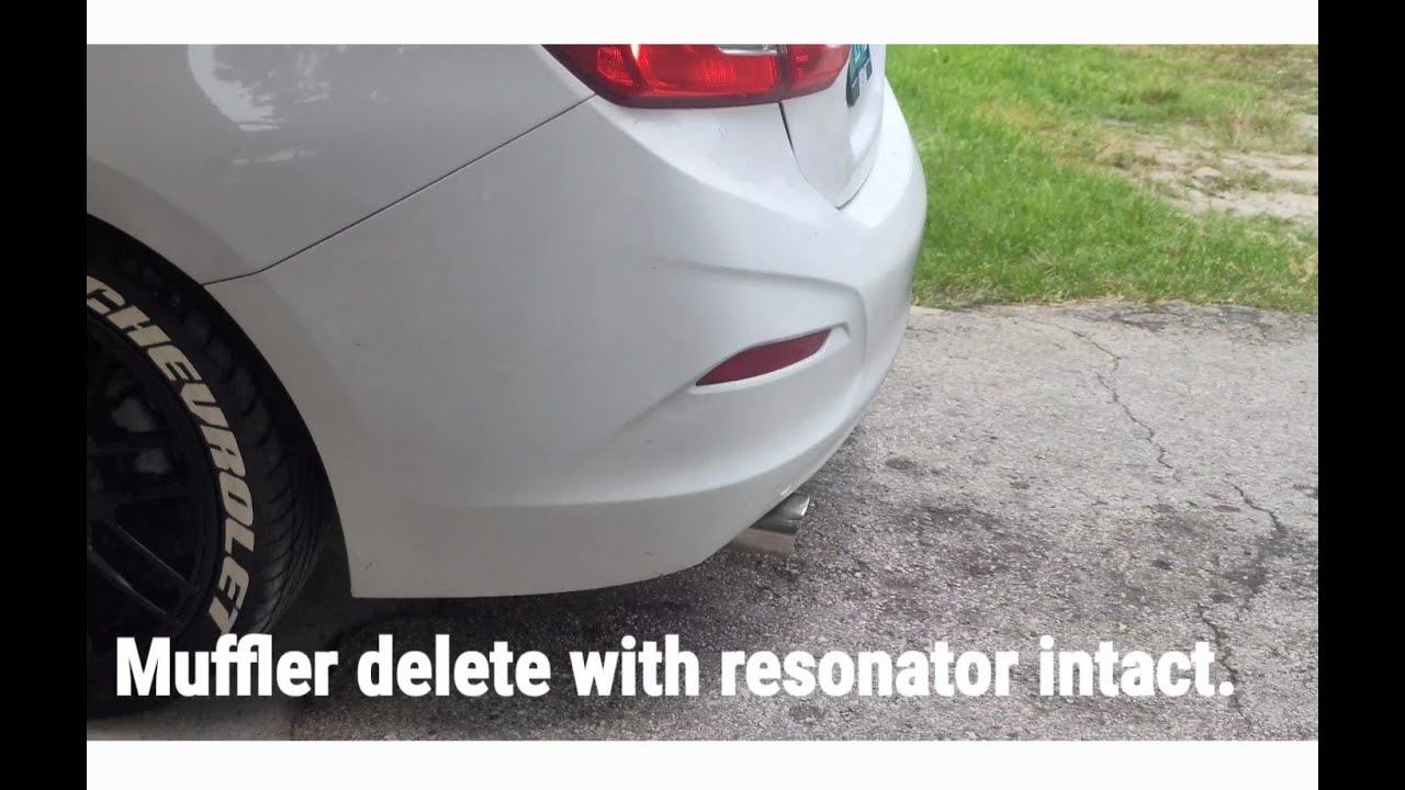 2019 Chevy Cruze Gen2. [Muffler delete vs Resonator delete] #chevrolet #mufflerdelete  #GM