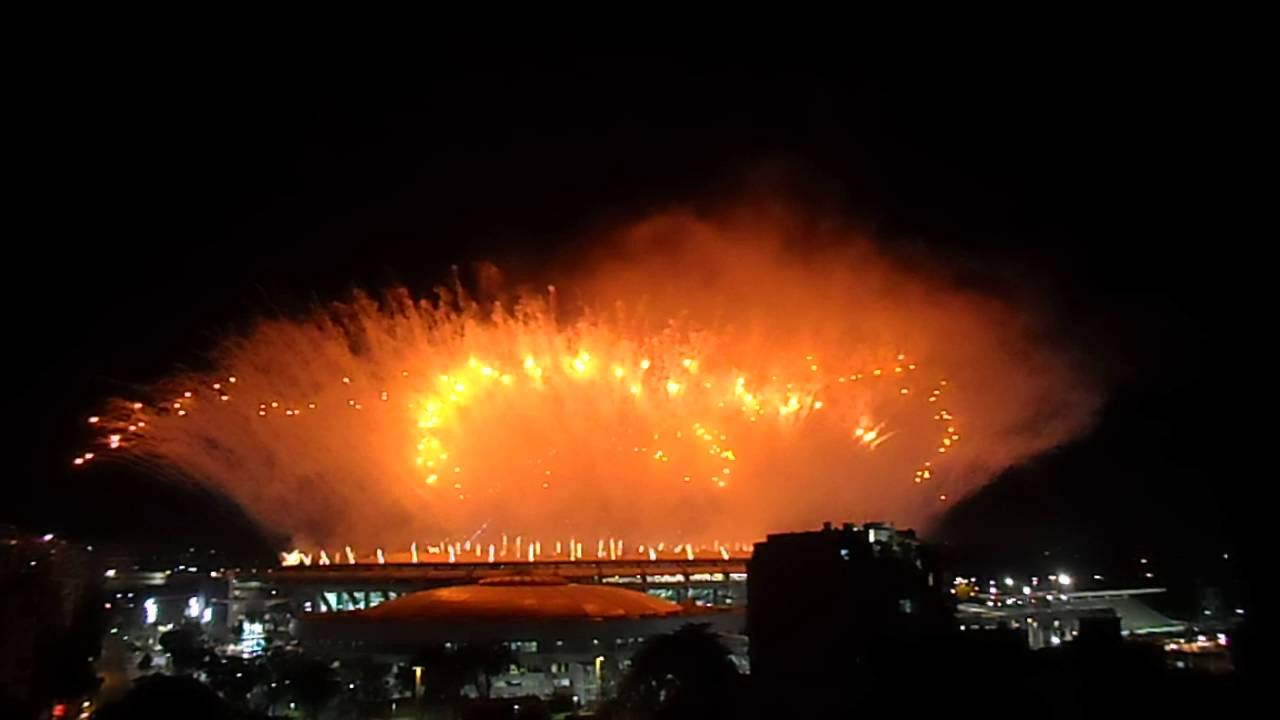 Fogos Abertura Rio 2016 (parte final)
