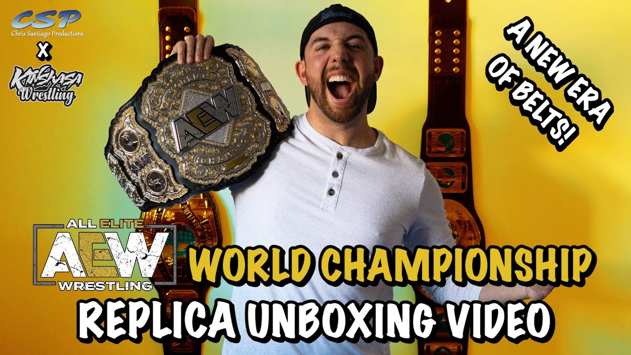 AEW WORLD CHAMPIONSHIP REPLICA BELT - An Unboxing Video