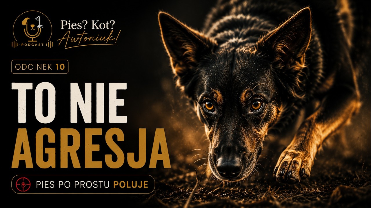 Agresja łowiecka psów, kocia samotność, zasada 3.3.3, odc. 10 (5/2026)