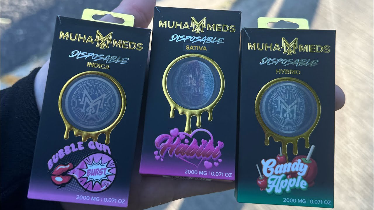 Muha Meds 2g New Strains (Bubblegum Burst, Candy Apple,Habibi)