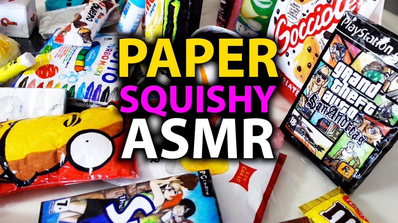ASMR| Ti mostro tutti i miei Paper Squishy ITA ASMR)