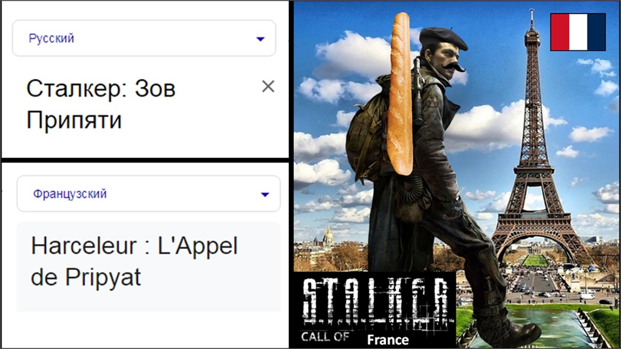 «S.T.A.L.K.E.R.: Зов Припяти» на разных языках