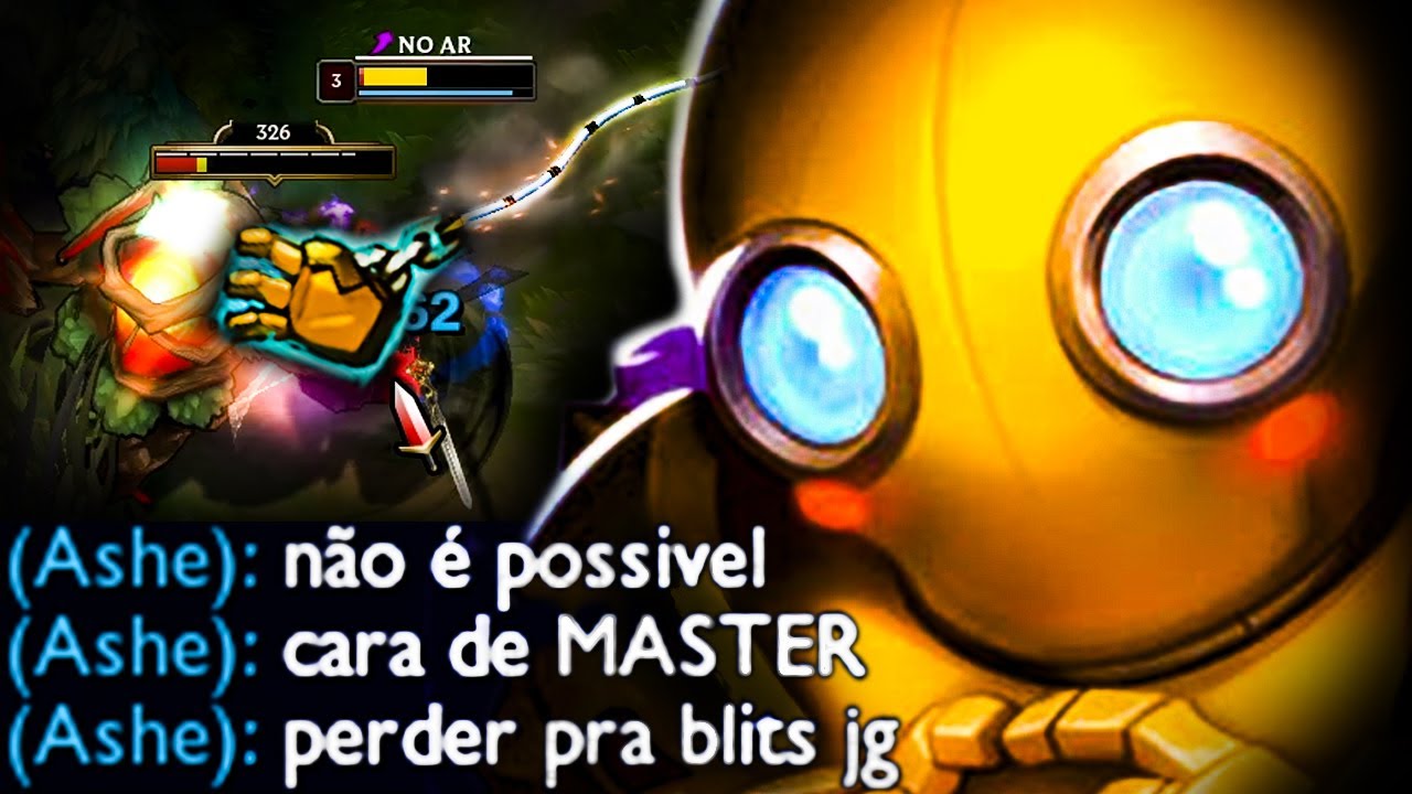 INVADINDO DE BLITZCRANK 😂 IMPOSSÍVEL NÃO RIR