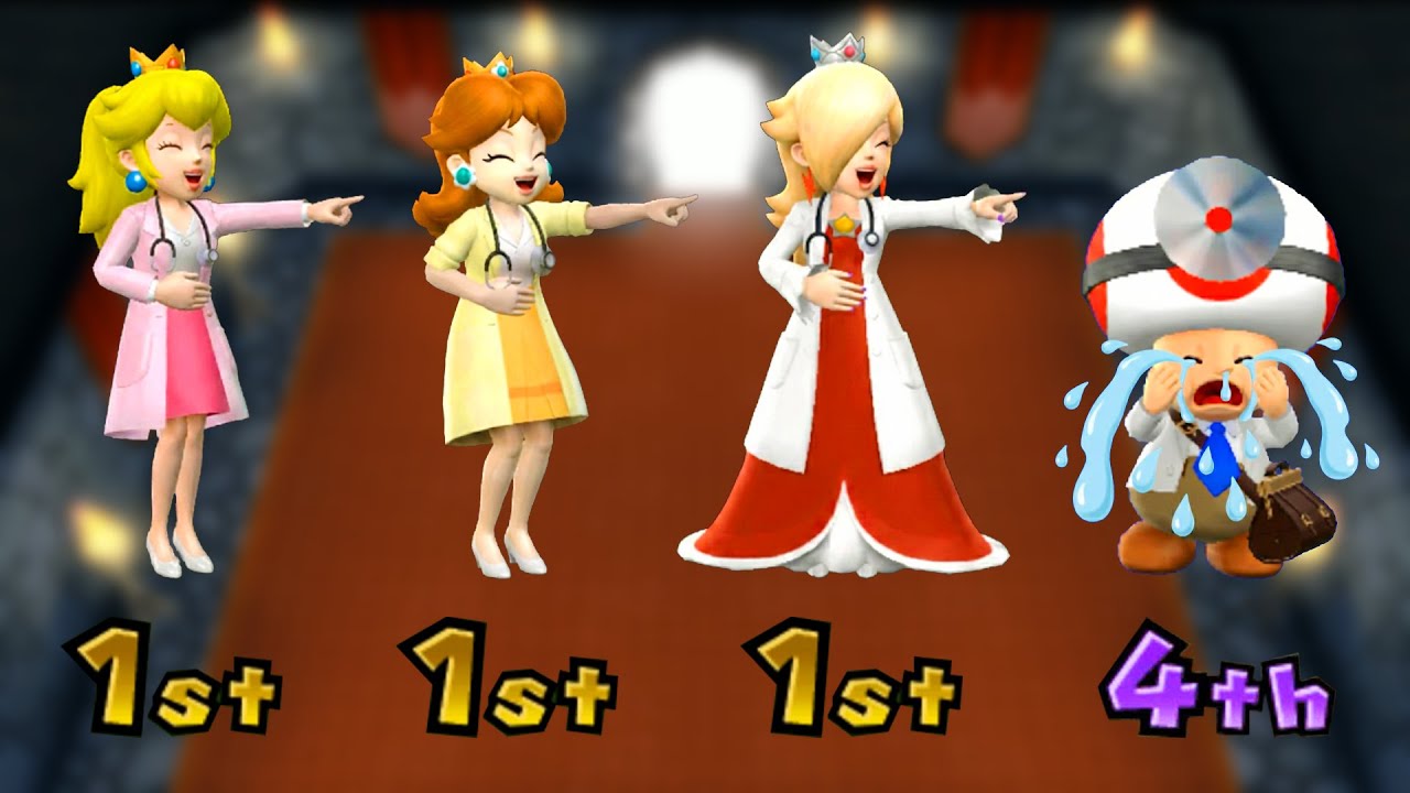 【マリオパーティ9】プリンセス＆キノピオ頂上決戦！ピーチVsデイジーVsロゼッタVsキノピオ 4K UHD (2160P)