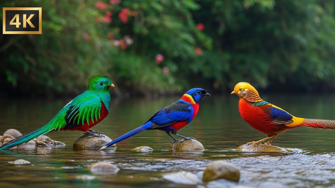 Deep Relaxing Piano with Nature Sounds | Birds, River, Sleep & Study Music