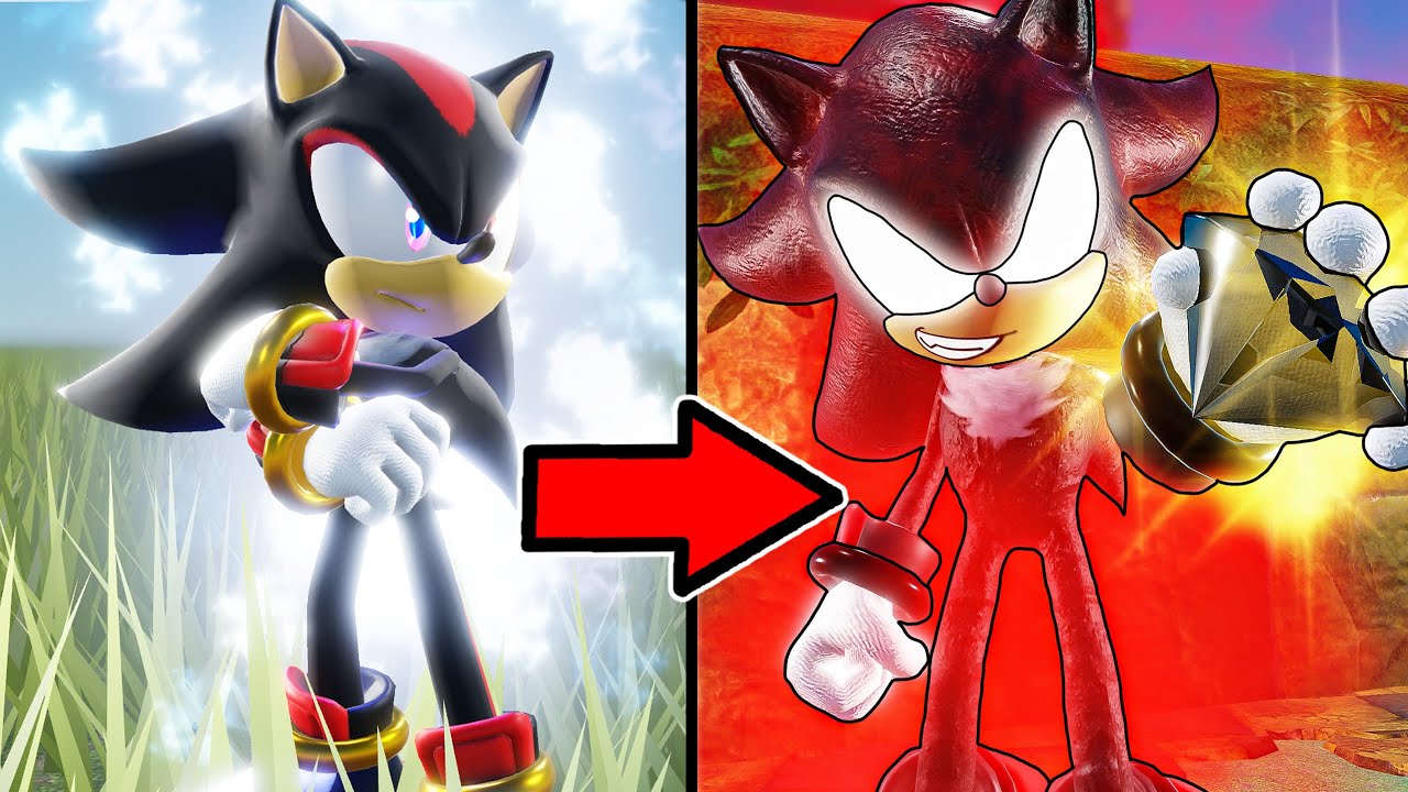DARK Shadow VS HERO Shadow!! (Sonic Speed Simulator Roblox)