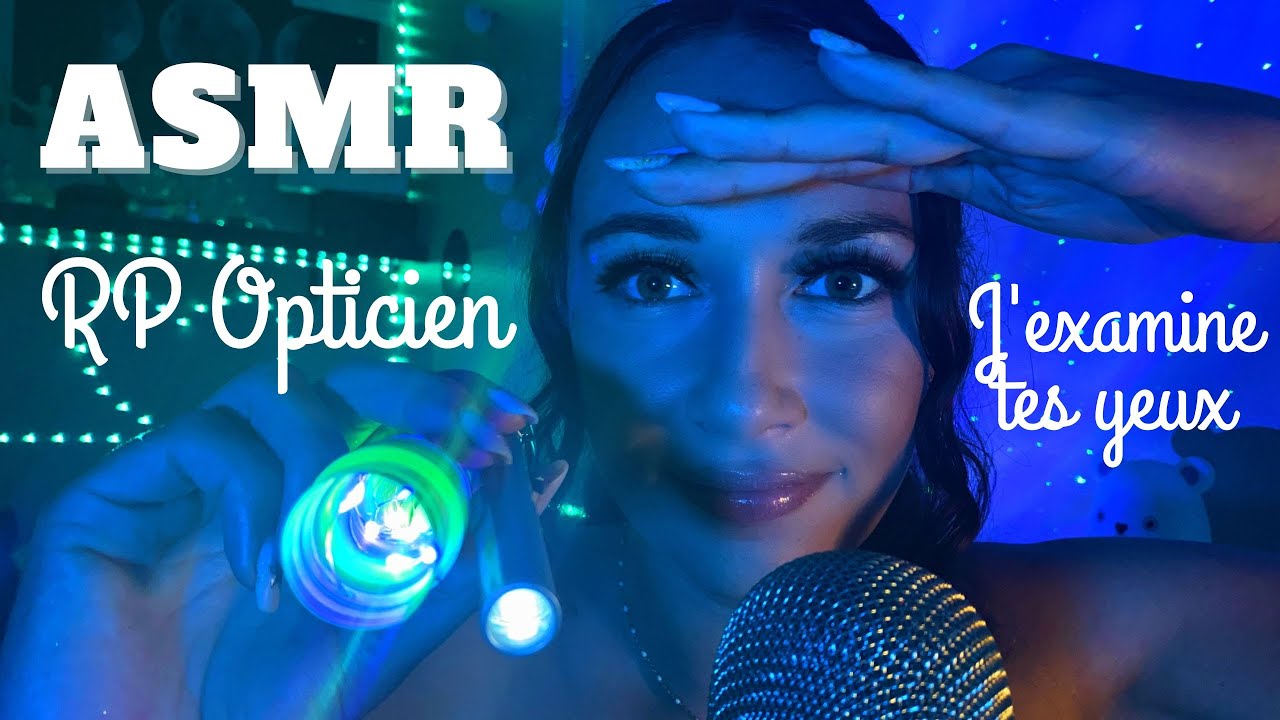 ASMR / ROLEPLAY opticien : j'examine tes yeux et te fais passer des tests !