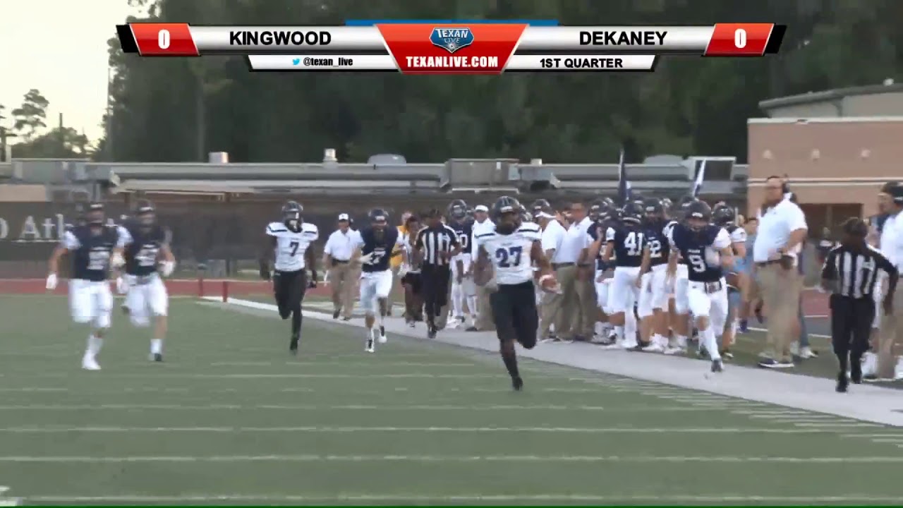 Dekaney's Joshua Cephus connects with Tory Hunt for a 67 yard touchdown pass