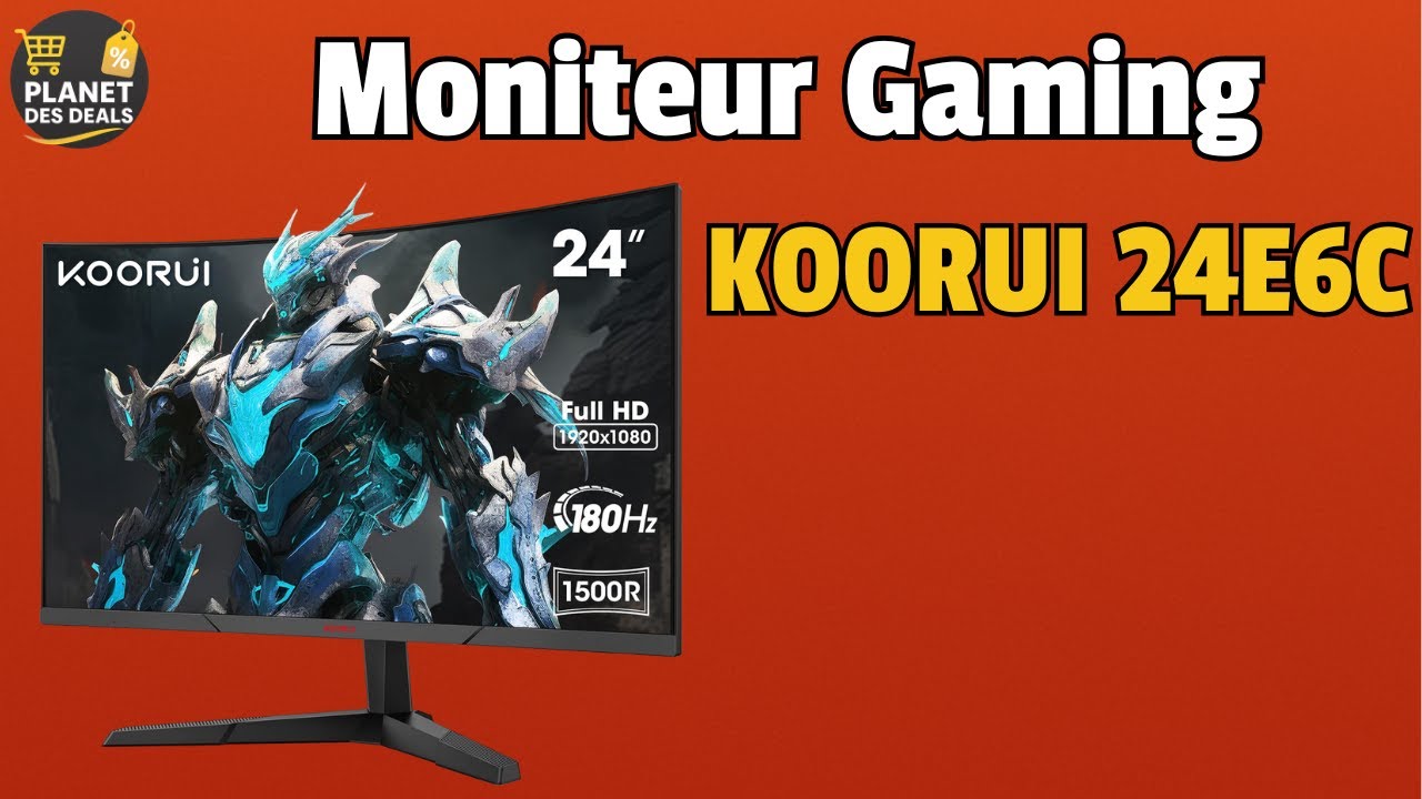 ⚡ TEST KOORUI 24E6C | Le MEILLEUR Moniteur Gaming 180Hz pour ce PRIX ?! Avis 2026 🖥️