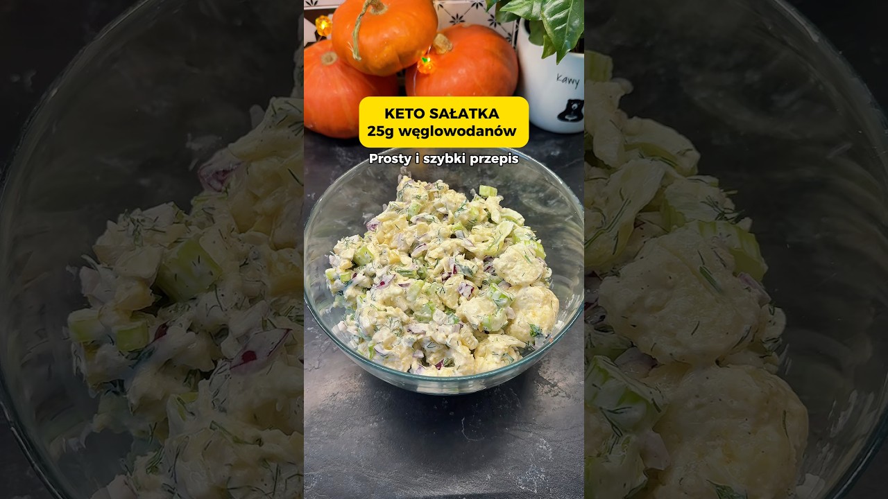 KETO SAŁATKA z kalafiora