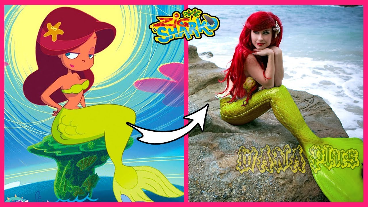 Zig and Sharko Characters In Real Life 👉@WANAPlus