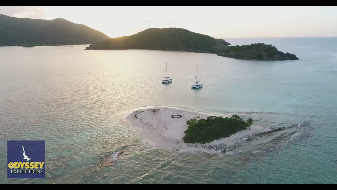 Odyssey Expeditions at Sandy Spit, British Virgin Islands
