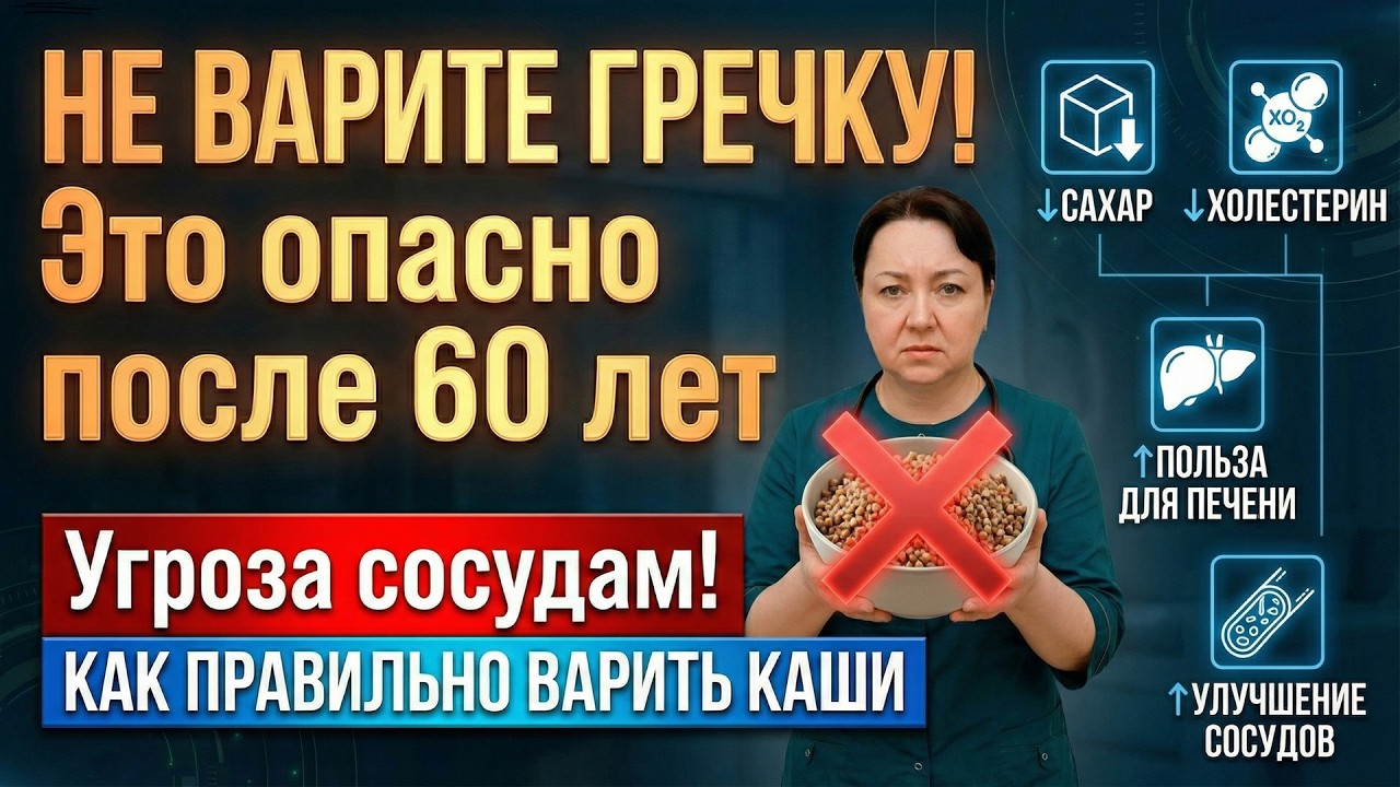 5 ЦЕЛЕБНЫХ КАШ для долголетия и здоровья. Вы варили их неправильно!