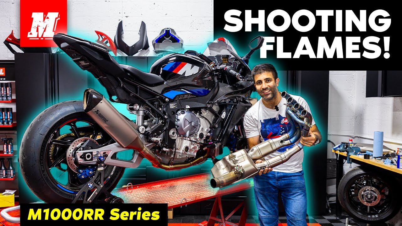 НОВЫЙ выхлоп для нашего BMW M1000RR 2023 года! | Серия M1000RR, часть 8