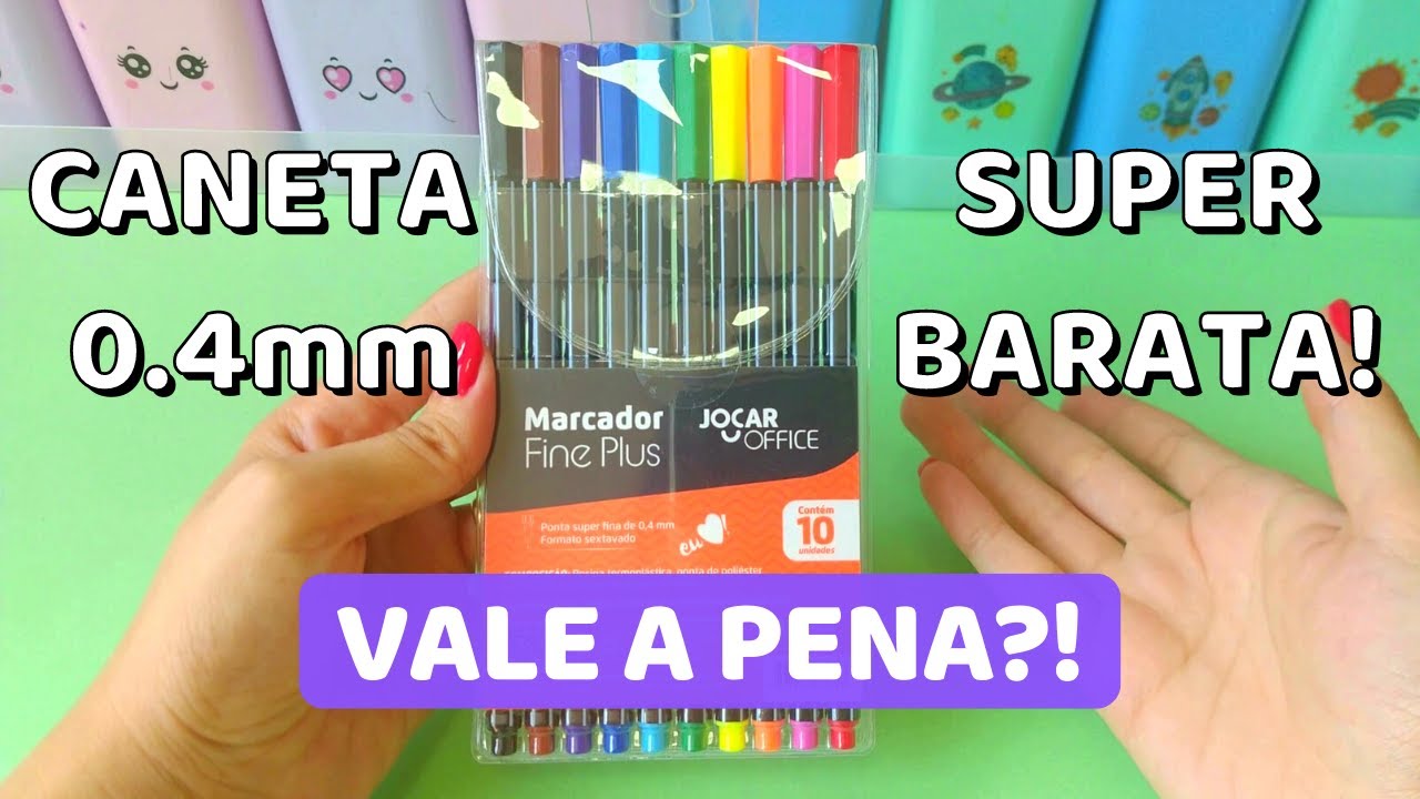 Caneta Fine Plus 0.4mm Jocar Office - Vale a Pena?