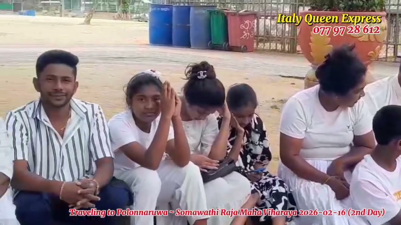 Traveling to Polonnaruwa ~ Somawathi Raja Maha Viharaya 2026-02-16 (2nd Day) #Bus #Mavi Girl 